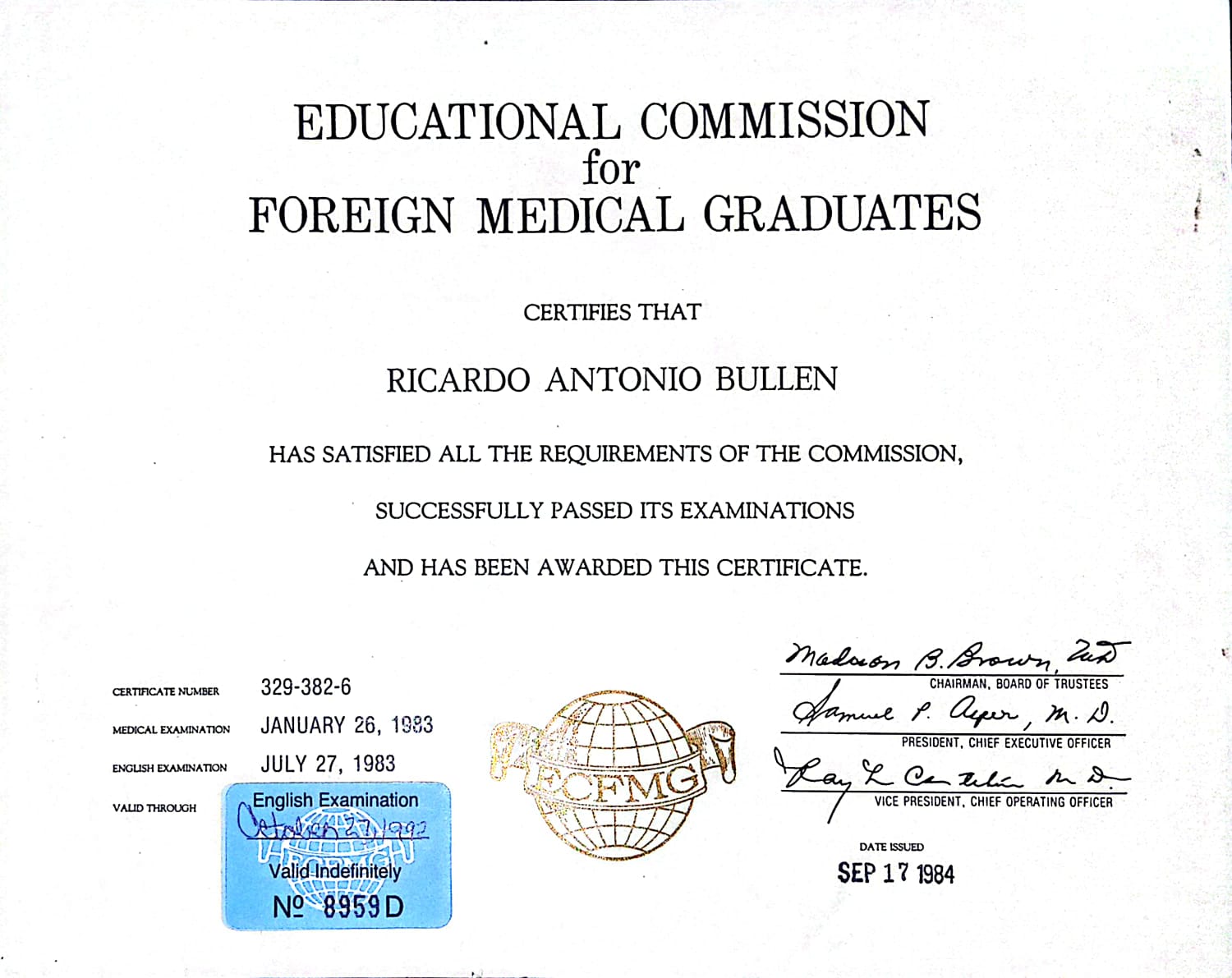 Certificate 10