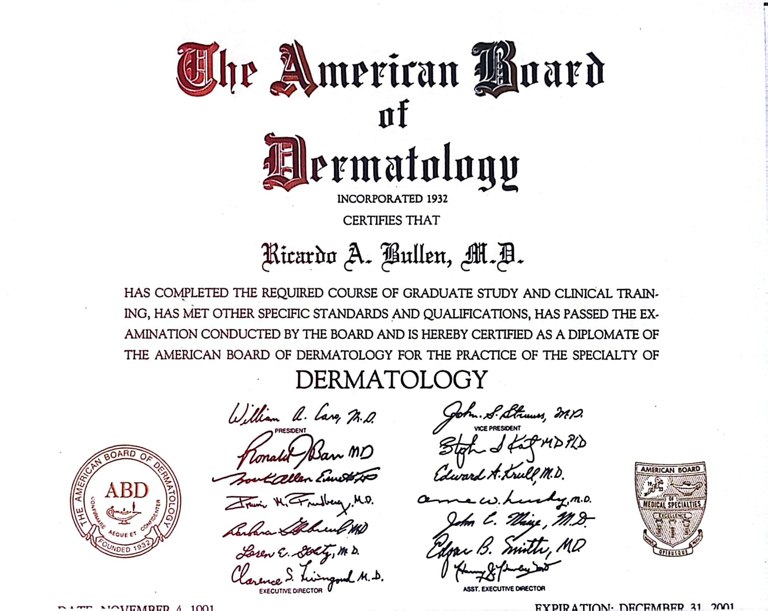 Certificate 20